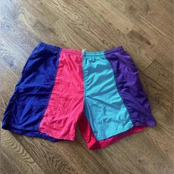 Brooks Brothers Other - Mens Brooks Brothers Swim Shorts Swimming Trunks Colorblock Multicolor Large XL